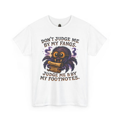 Don’t Judge Me By My Fangs Owl T-Shirt | Halloween Cute Spooky Tee