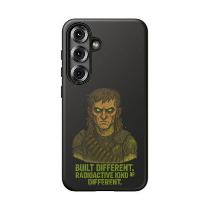 Phone Case — "Built Different, Radioactive Kind of Different" Mutant Design