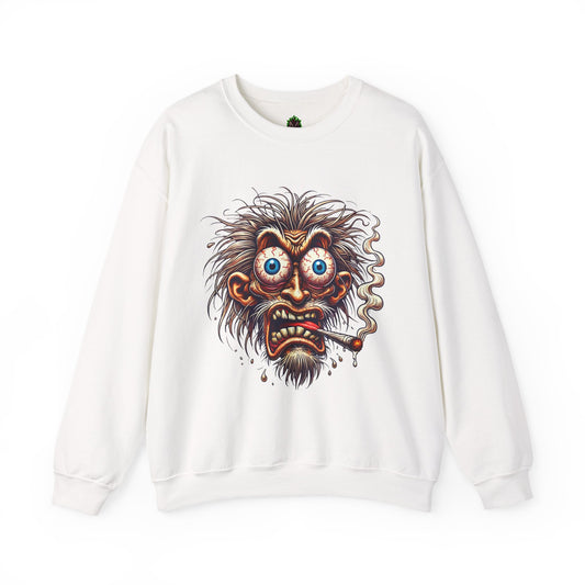 Wild-Eyed Smoking Maniac Crewneck Sweatshirt