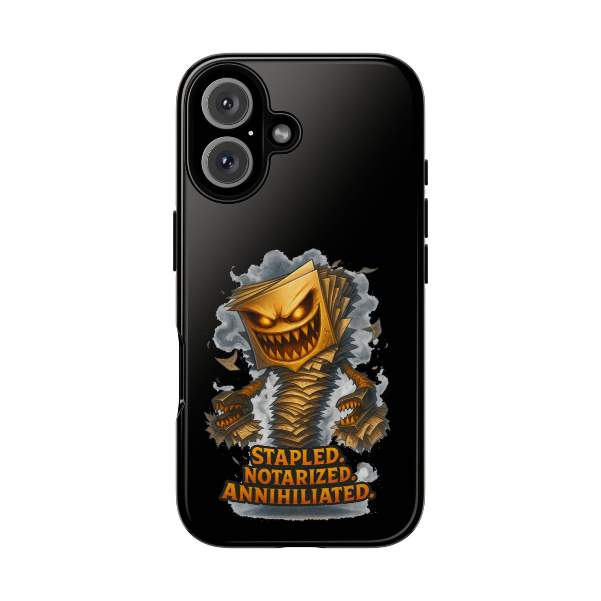 Phone Case — Stapled, Notarized, Annihilated Lightning-Fast Protective Case