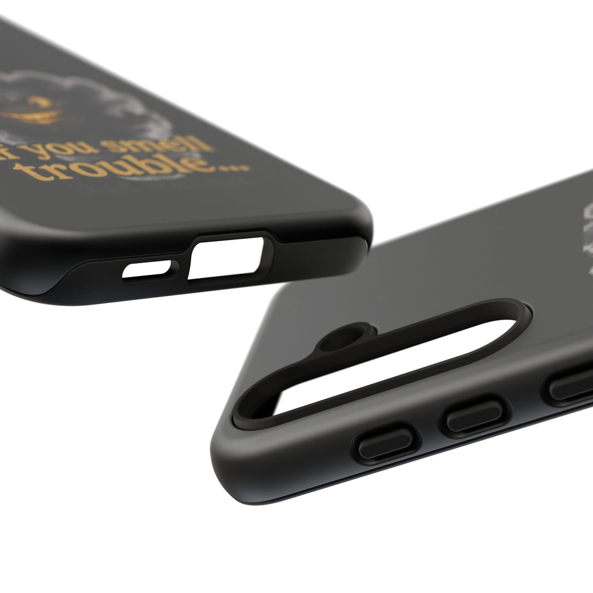 Phone Case — "If You Smell Trouble" Grinning Smoke Monster Protective Case