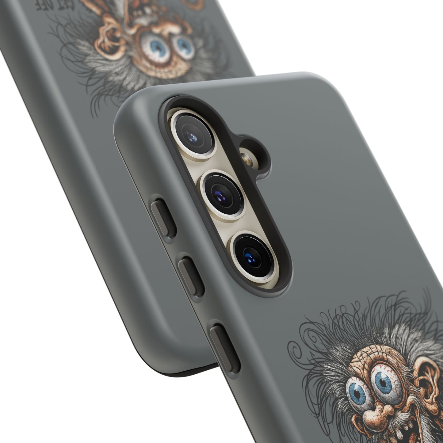 Phone Case — Funny Grumpy Troll Design: “Get Off My Lawn” Protective Cover