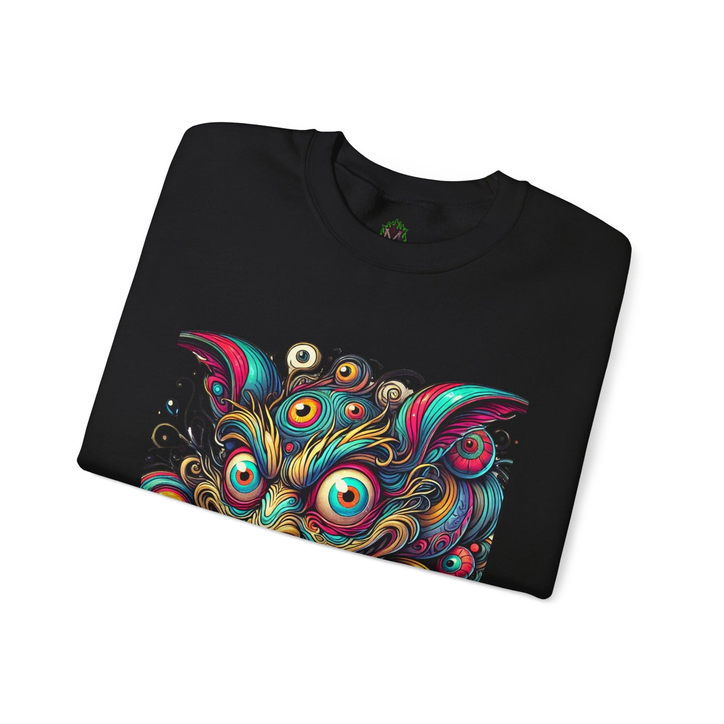 Demon Swirl Eyes Crewneck Sweatshirt