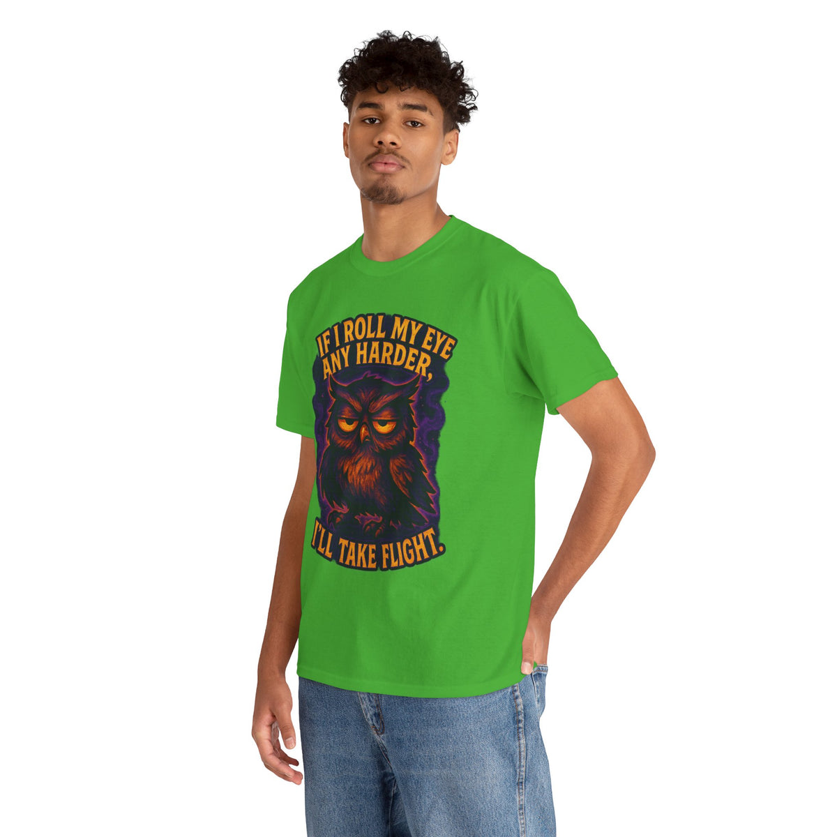 Rolling Eye Owl Tee | If I Roll My Eye Any Harder I'll Take Flight