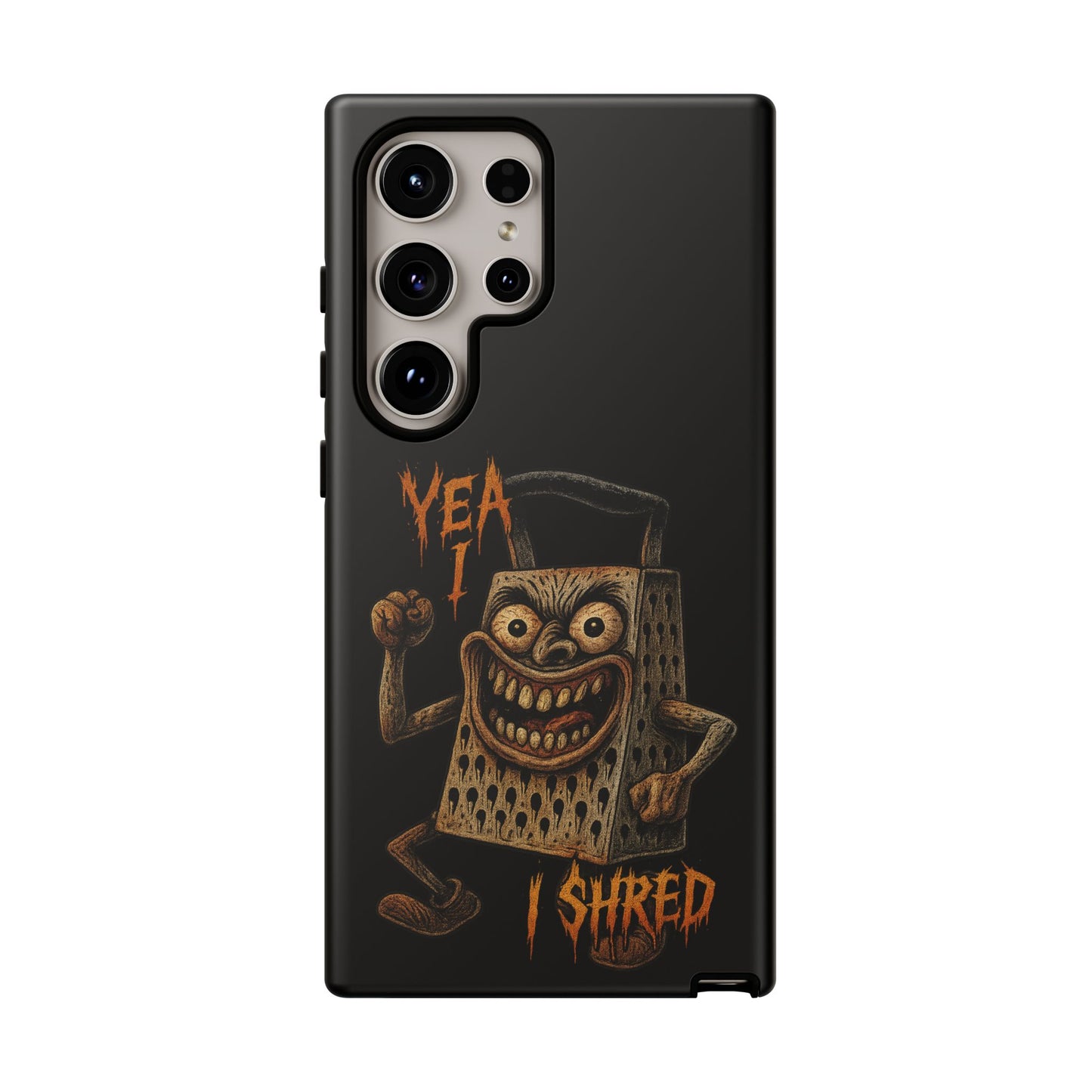 Phone Case — Funny Grater Character 'Yea I Shred' Protective iPhone Cover