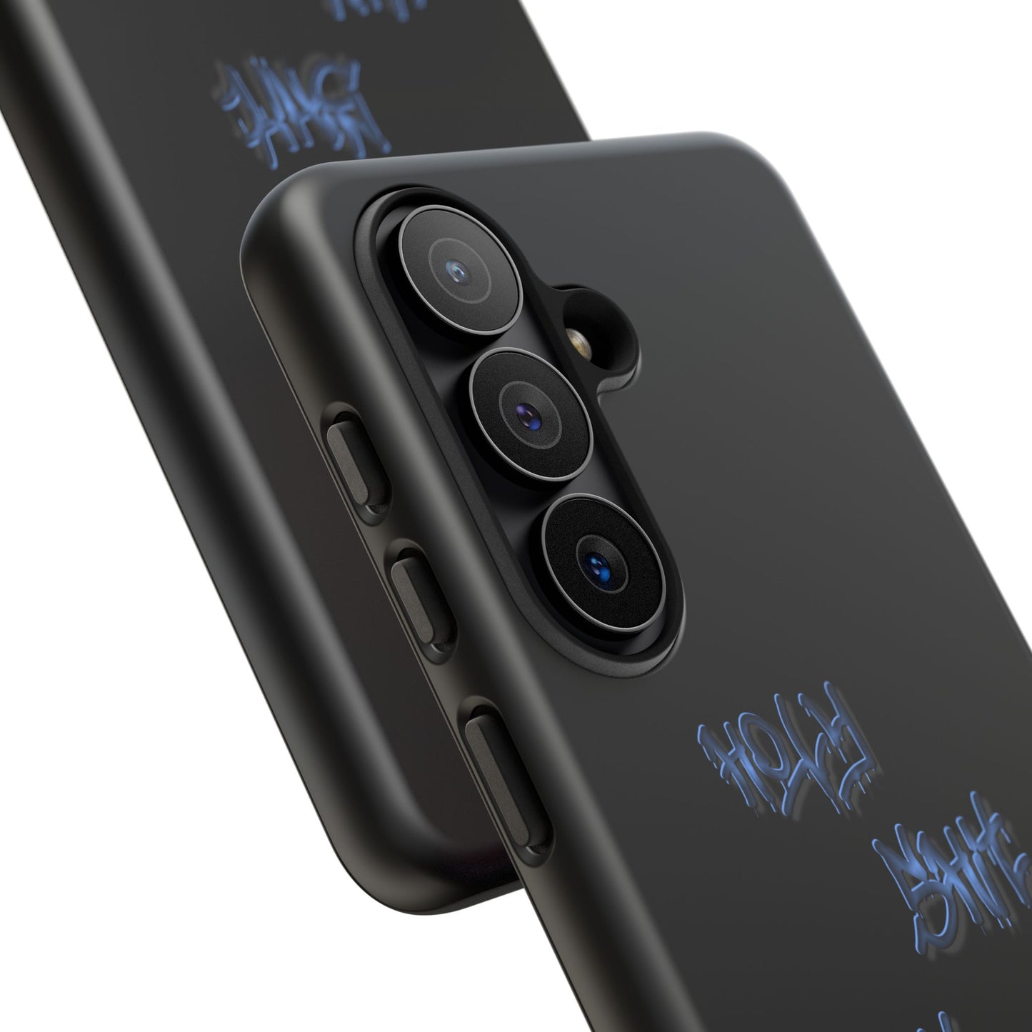 Phone Case — Blue Neon Graffiti "Tough Cases" Protective Cover