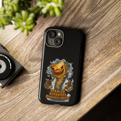 Phone Case — Stapled, Notarized, Annihilated Lightning-Fast Protective Case