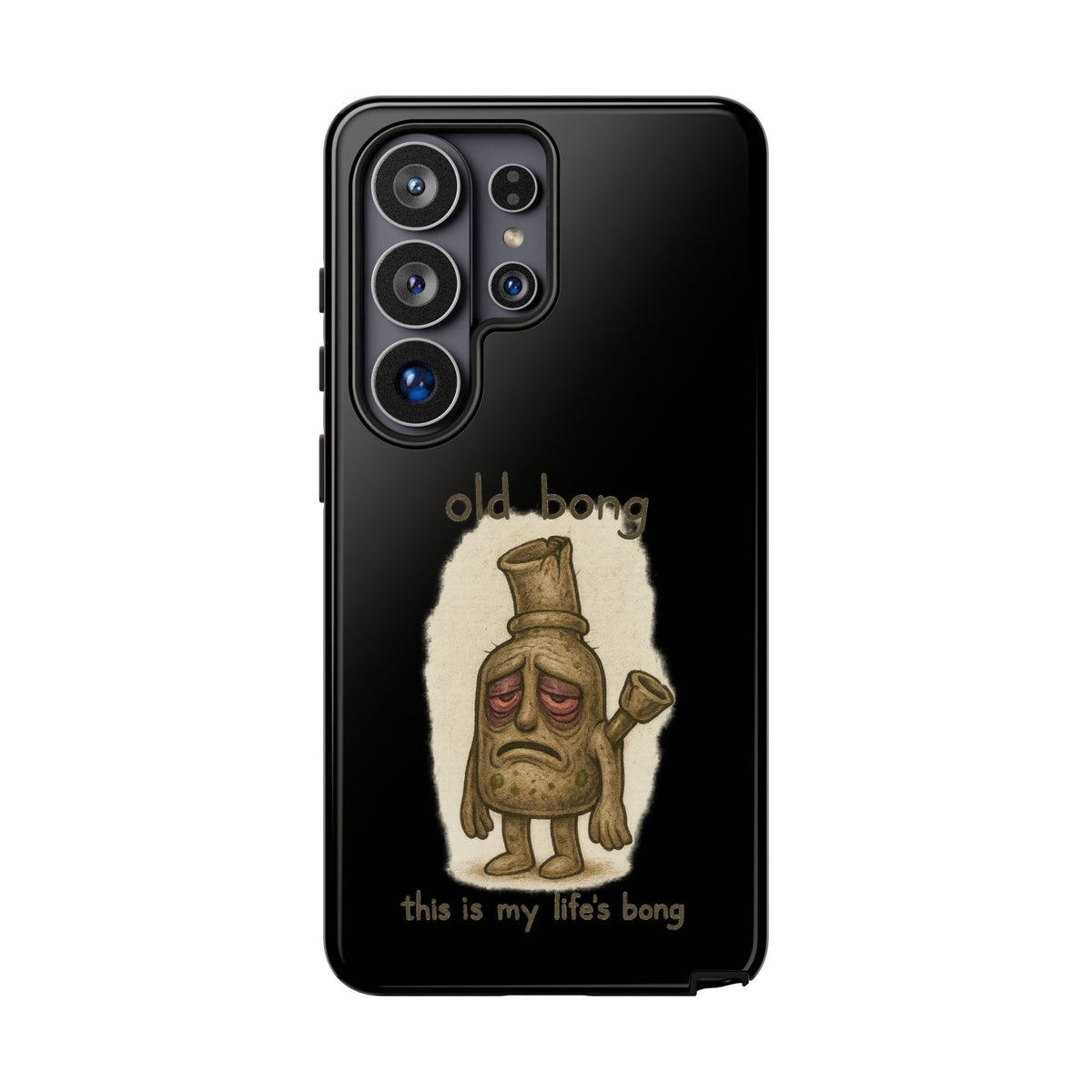 Phone Case — 'Old Bong' Funny Stoner Illustration, "This Is My Life's Bong"