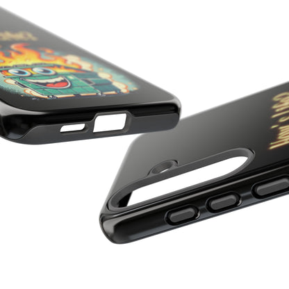 How's Life? Flaming Dumpster Phone Case