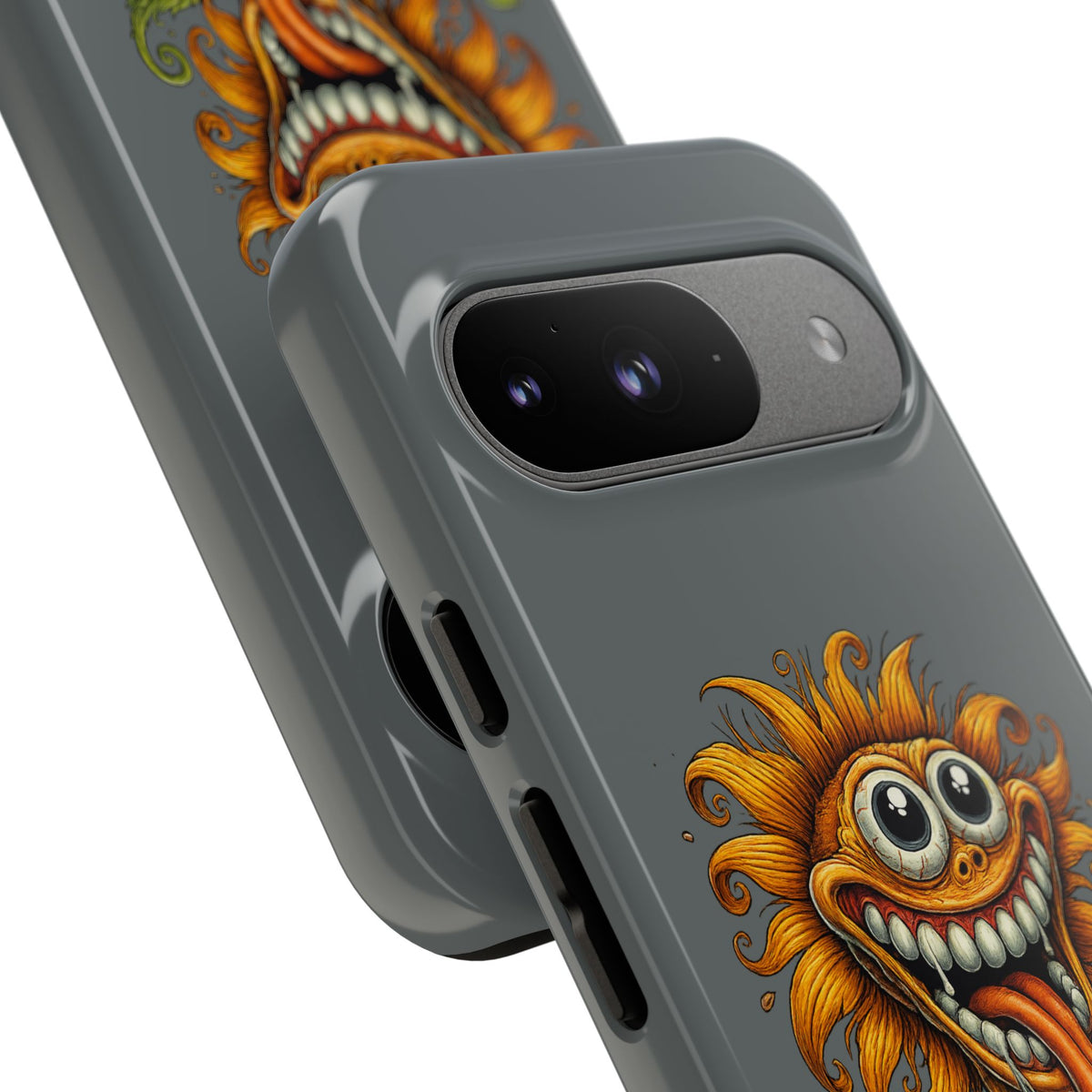 Funny Monster Sunflower Phone Case — "Photosynthesizing the Universe One Breakdown at a Time"