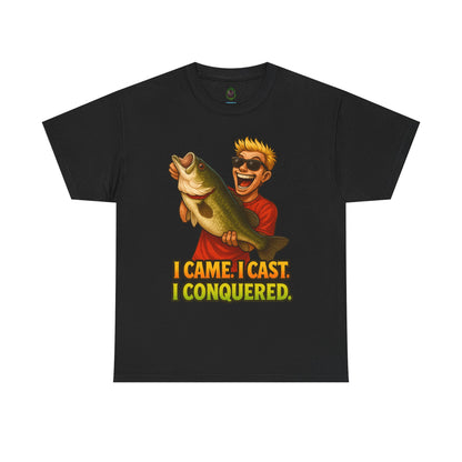 I Came I Cast I Conquered Fishing Tee | Bass Angler Shirt