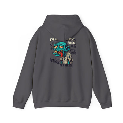 Not a Morning Person Hoodie – Zombie Edition