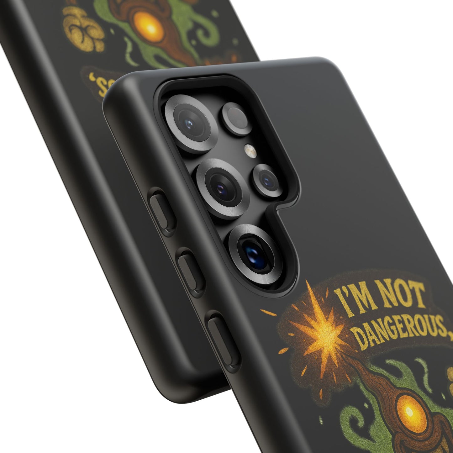 Phone Case — “I’m Not Dangerous, I’m Expressive” Monster Protective Case