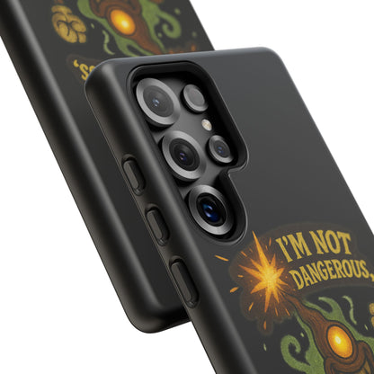 Phone Case — “I’m Not Dangerous, I’m Expressive” Monster Protective Case