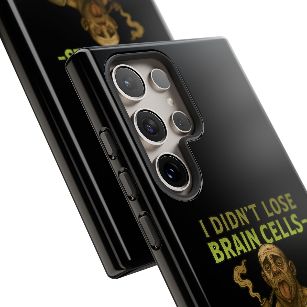 Phone Case — “I Didn’t Lose Brain Cells — Someone Stole Them” Humorous Zombie Graphic