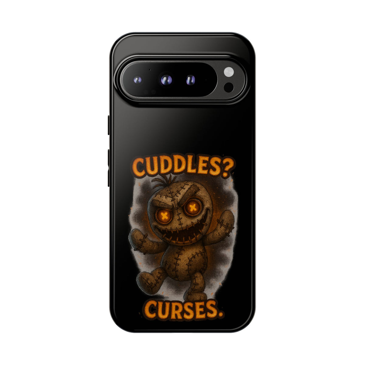 Phone Case — 'Cuddles? Curses.' Voodoo Doll Gothic Protective Case