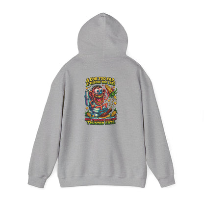 Twisted Fate Clown Hoodie – Retro Horror Skate Graphic Sweatshirt