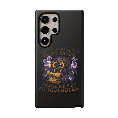 Phone Case — Fiery One-Eyed Demon with "I See Your Soul... And It's Disappointing"