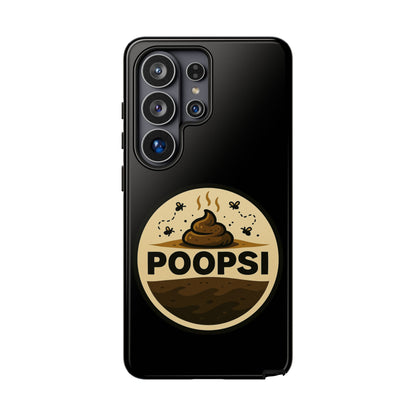 Phone Case — 'POOPSI' Funny Poop Logo Protective Cover