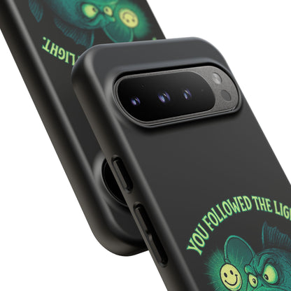 Anglerfish Phone Case – “You Followed The Light, That’s On You” Glow Horror Protective Case