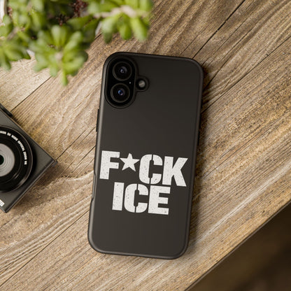 Phone Case — “F*CK ICE” Bold Protest Protective Cover