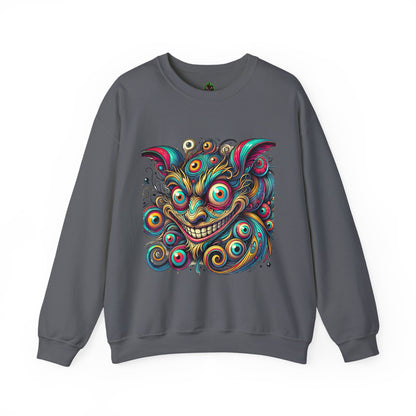 Demon Swirl Eyes Crewneck Sweatshirt