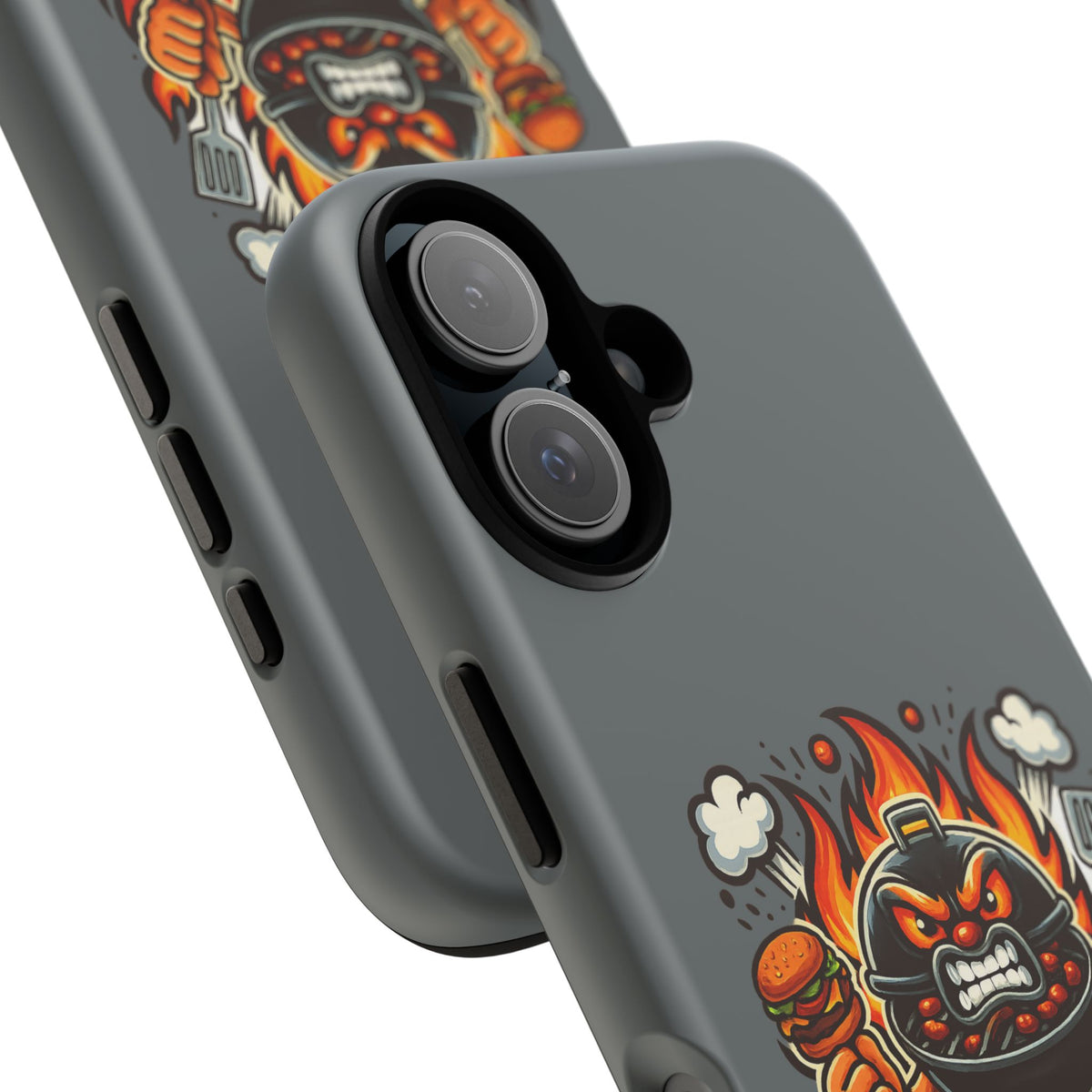 Grilling Phone Case — "Charcoal Is the Last Bastion of Liberty" BBQ Design