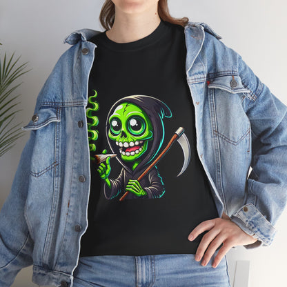 "Chillin' Reaper" Funny Cannabis T-Shirt