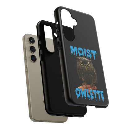 Moist Owlette Phone Case — Funny Owl Graphic Protective Case