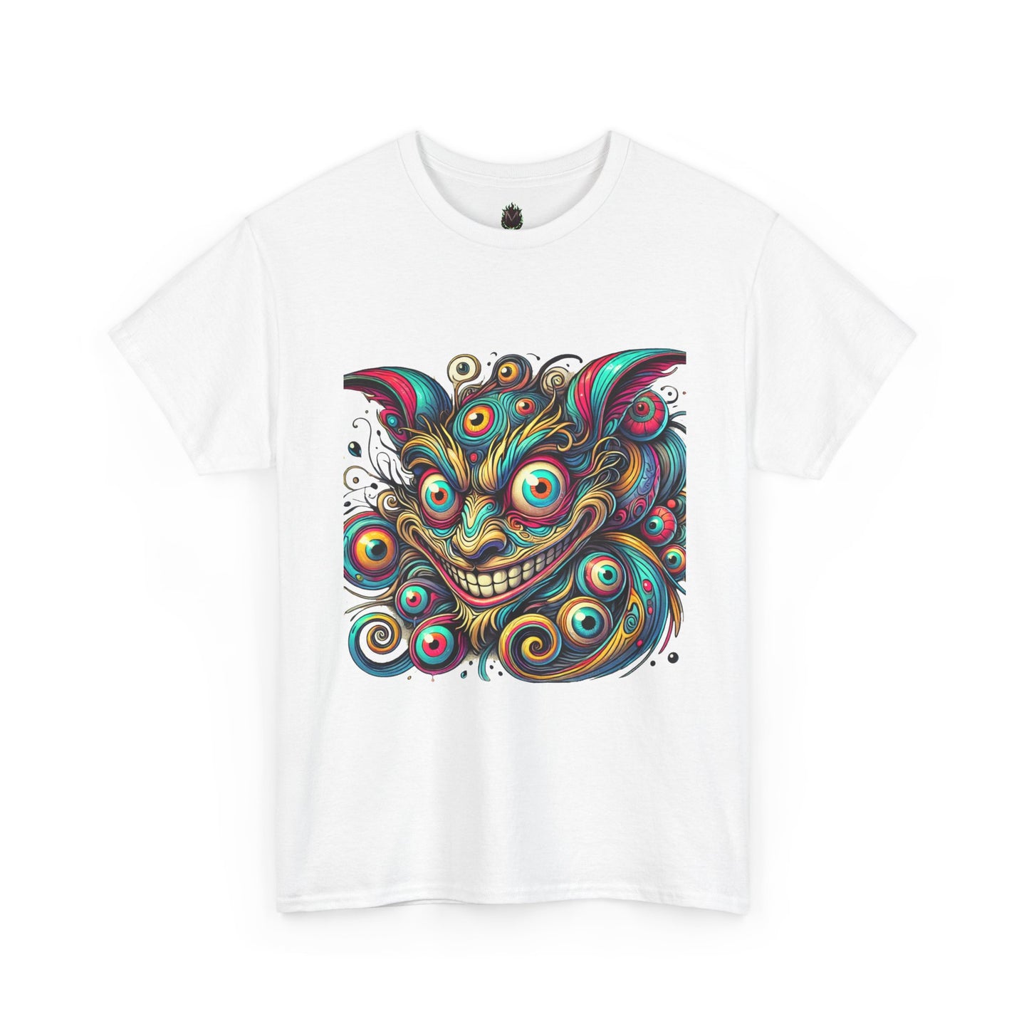 "Psychedelic Cheshire Cat" Trippy Art T-Shirt