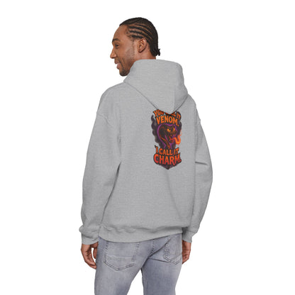 Venom I Call It Charm Hoodie — Spooky Snake Graphic Pullover