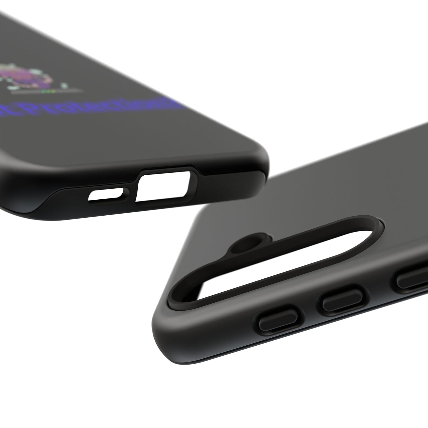 Phone Case — 'Got Protection?' Cute Purple Alien Anti-Shock Protective Cover