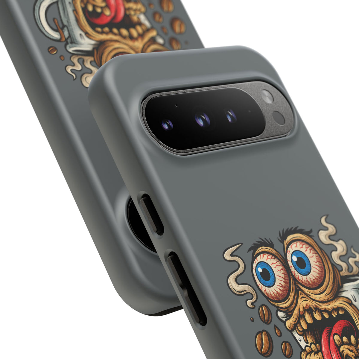 Phone Case — "This Isn't a Cup, It's a Cry for Help" Coffee Monster Design