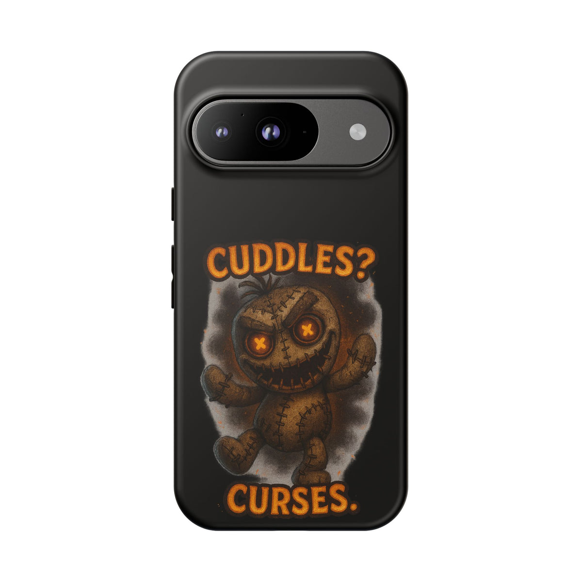 Phone Case — 'Cuddles? Curses.' Voodoo Doll Gothic Protective Case