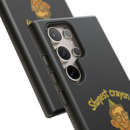Phone Case — "Sharpest Crayon in the Tool Shed" Retro Teacher/Geek Protective Cover