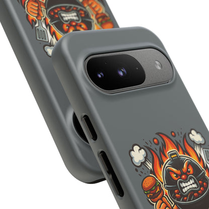 Grilling Phone Case — "Charcoal Is the Last Bastion of Liberty" BBQ Design