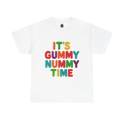 It’s Gummy Nummy Time T-Shirt | Colorful Retro Candy Typography