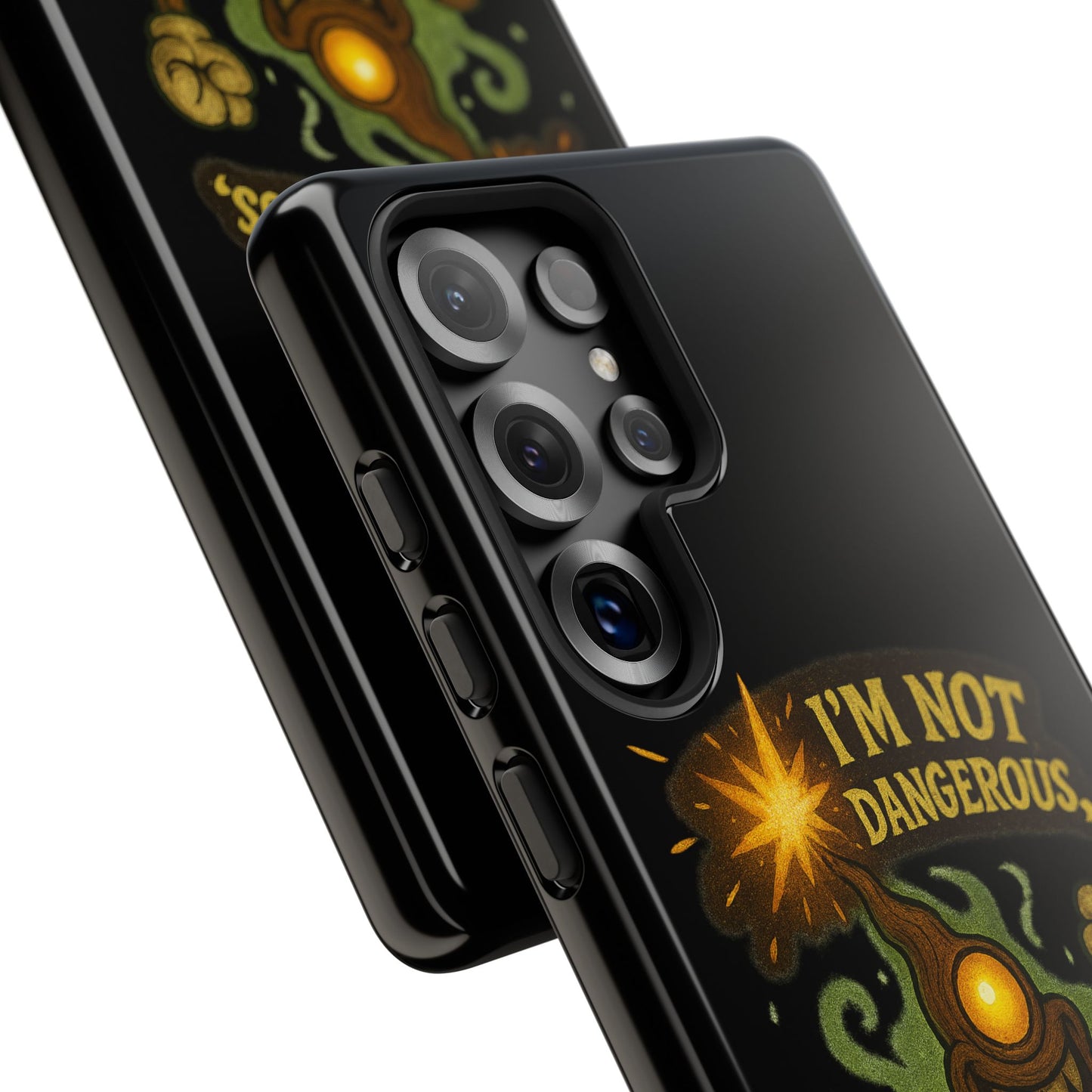 Phone Case — “I’m Not Dangerous, I’m Expressive” Monster Protective Case