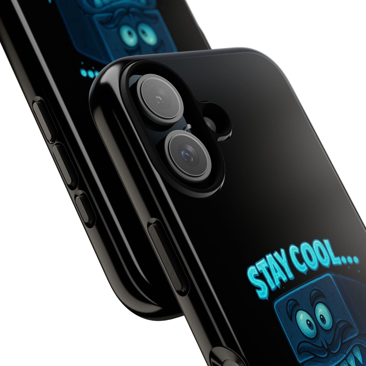 Stay Cool... Or Else. Phone Case — Neon Monster Protective iPhone Cover