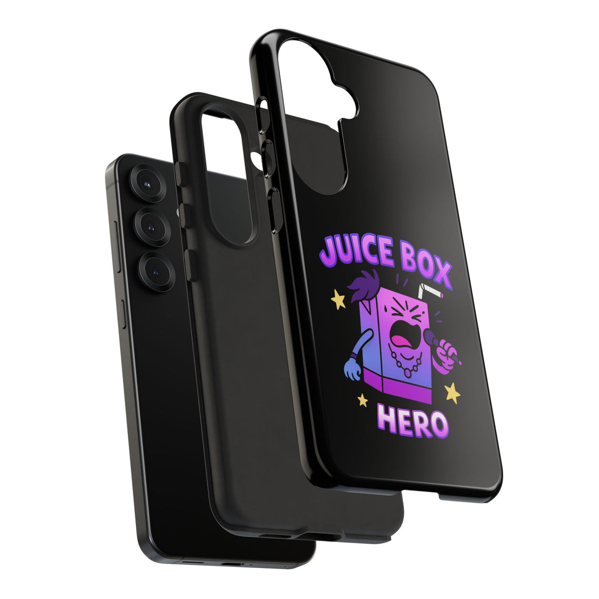 Phone Case — 'Juice Box Hero' Cute Cartoon Protective Cover