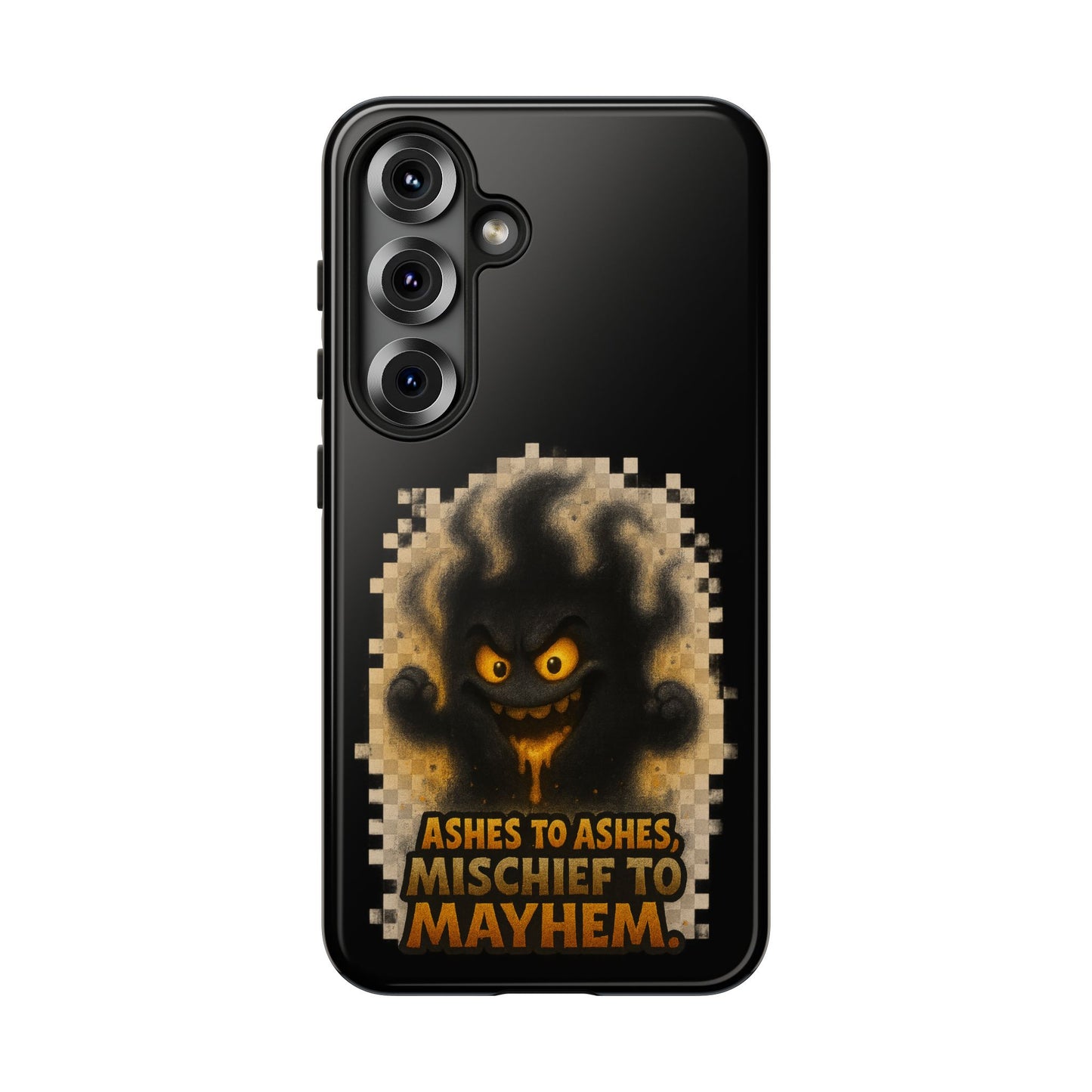 Phone Case — 'Ashes to Ashes, Mischief to Mayhem' Spooky Ghost Protective Case