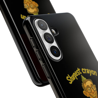 Phone Case — "Sharpest Crayon in the Tool Shed" Retro Teacher/Geek Protective Cover