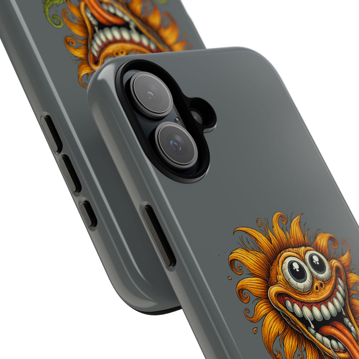 Funny Monster Sunflower Phone Case — "Photosynthesizing the Universe One Breakdown at a Time"