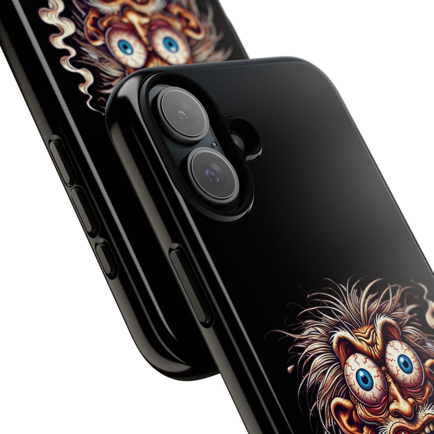 Phone Case — Wild Cartoon Monster Smoking Design