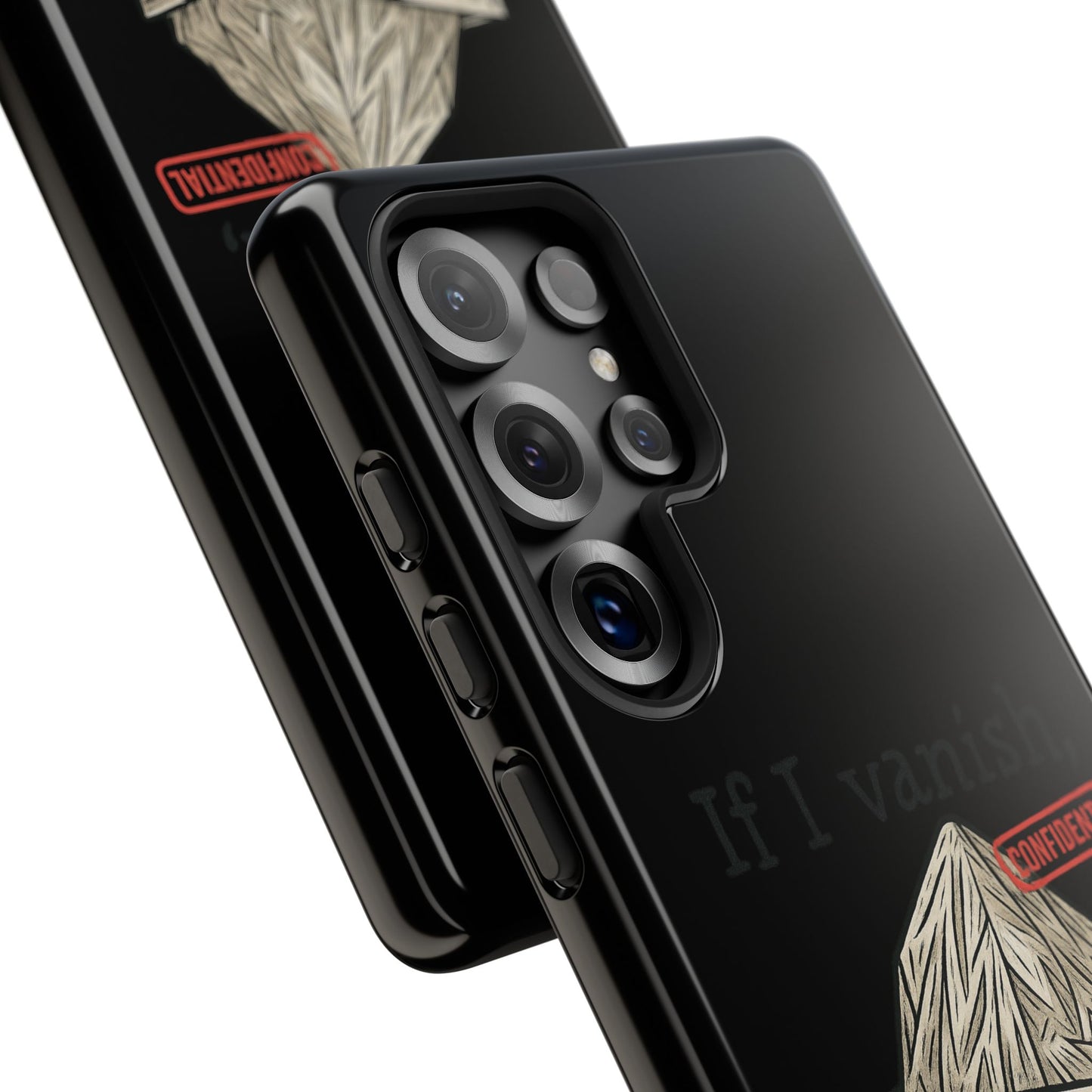 Conspiracy Tin-Foil Hat Phone Case — If I Vanish, Tell the Pigeons I Knew (Confidential)