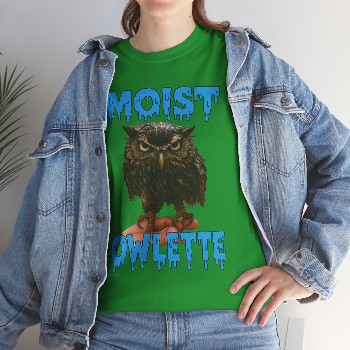 Moist Owlette T-Shirt | Cute Grumpy Owl Graphic