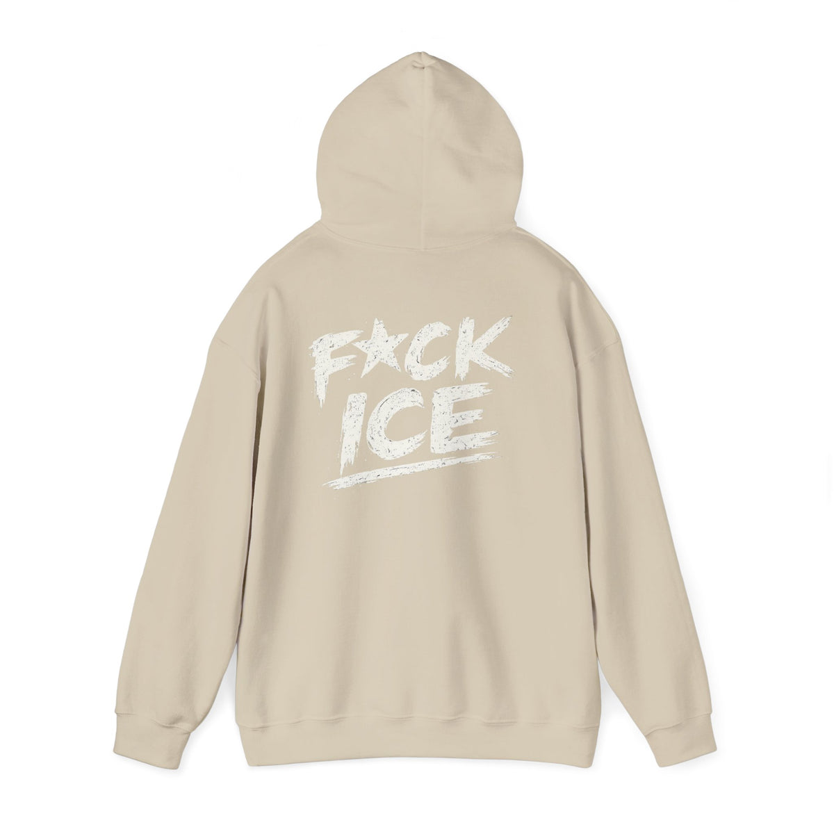 Hoodie — “F*ck Ice” Bold Graphic Back Print Hoodie
