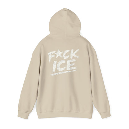 Hoodie — “F*ck Ice” Bold Graphic Back Print Hoodie