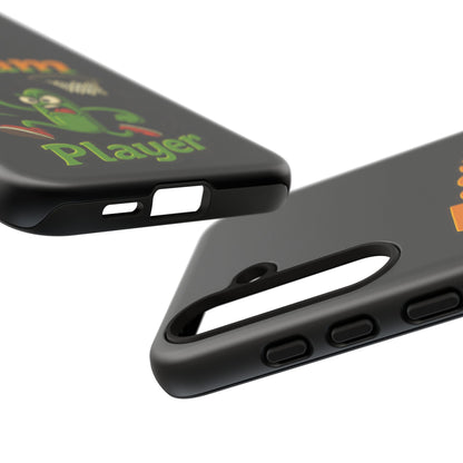 Team Player Basketball Phone Case — Cute Cartoon Pickle Dunk Phone Cover