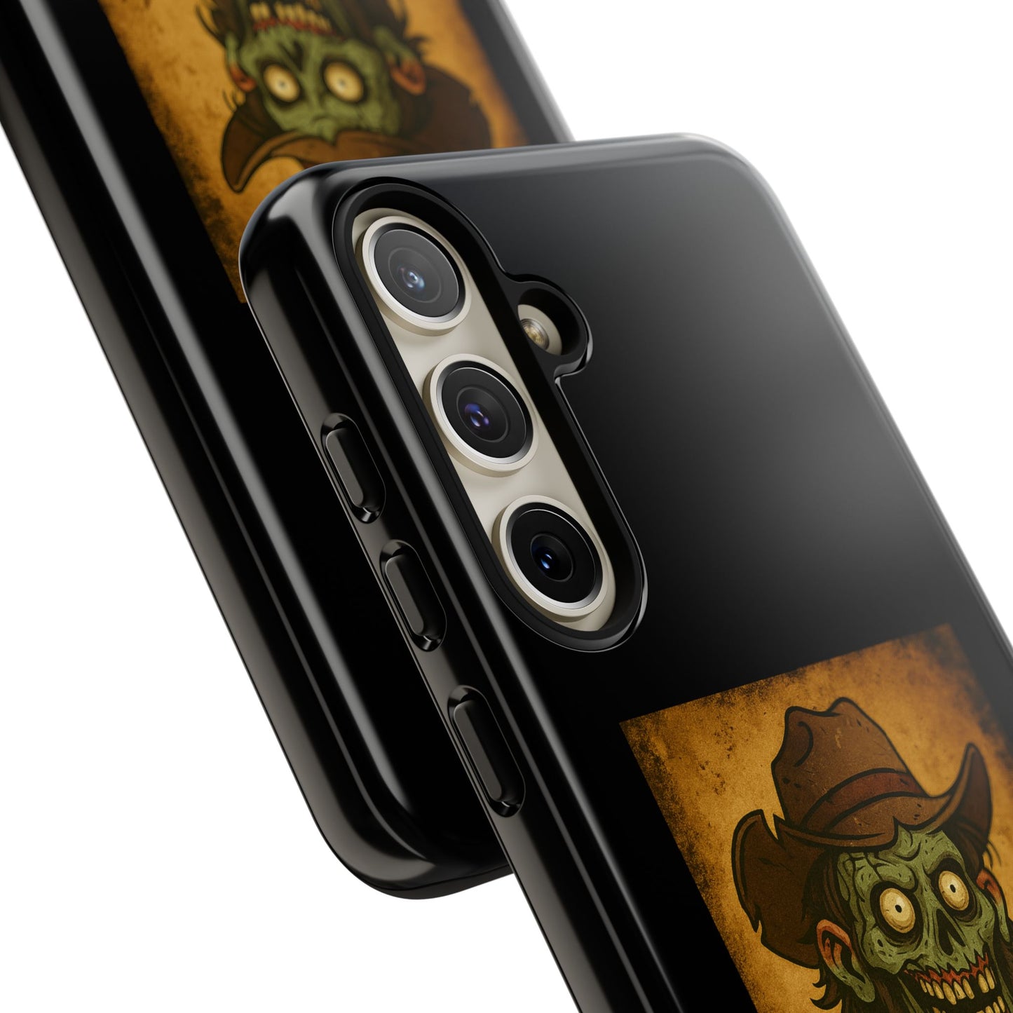Zombie Cowboy Phone Case — "Ain't No Grave Gonna Hold This Yeehaw" Protective iPhone Cover